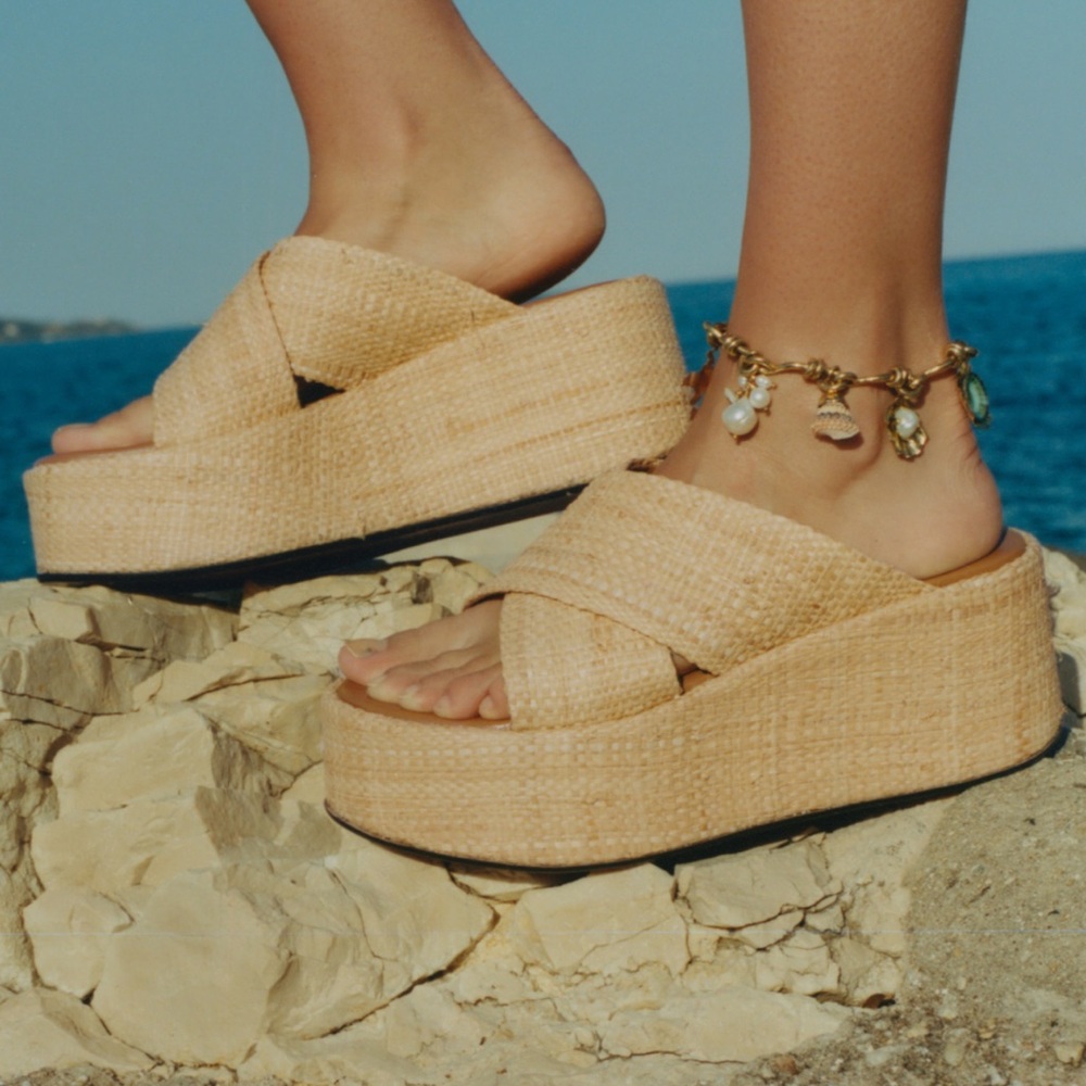 ATP ALL TOMORROW’S PARTIES**Lemie Platform Sandal Slides**US 5 $365